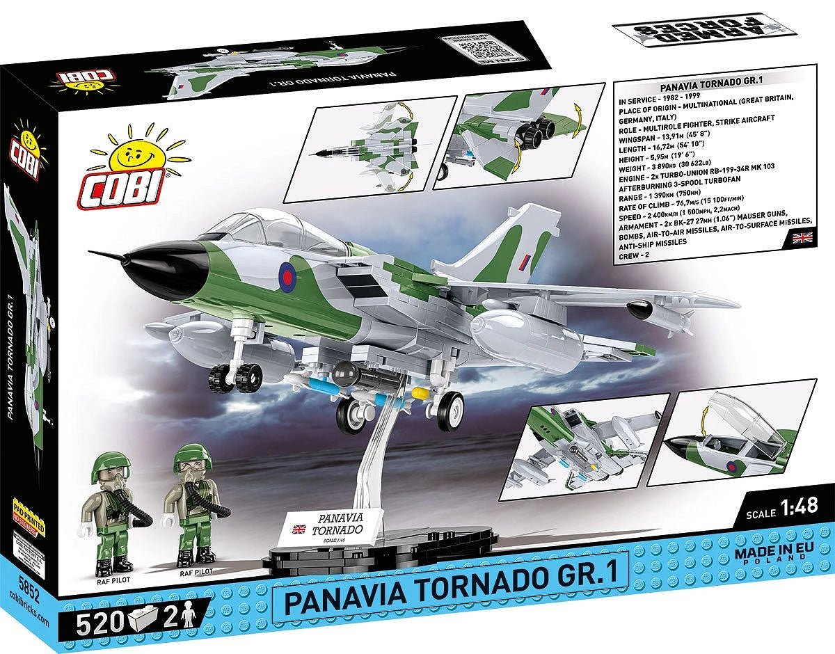 COBI 5852 Panavia Tornado GR.1 - 1:48 Scale Brick Model - Phillips Hobbies