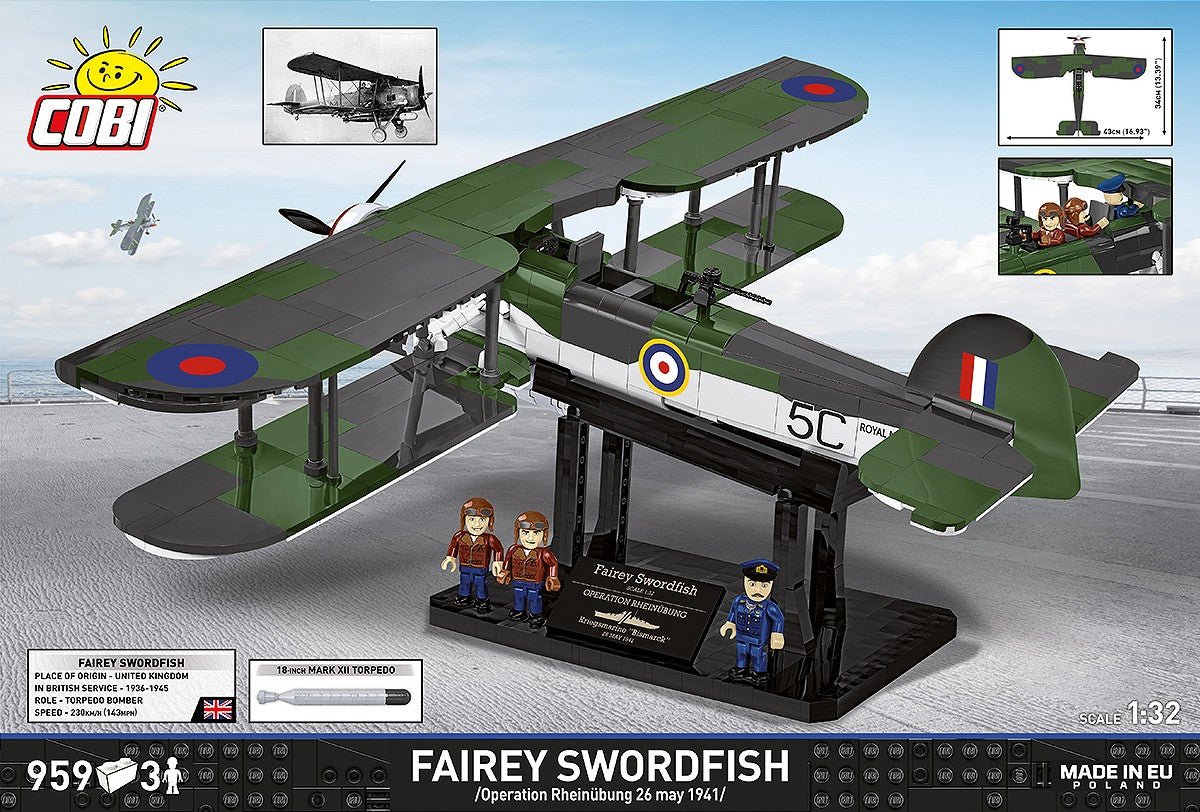 COBI Bricks Fairey Swordfish Executive Edition - Phillips Hobbies