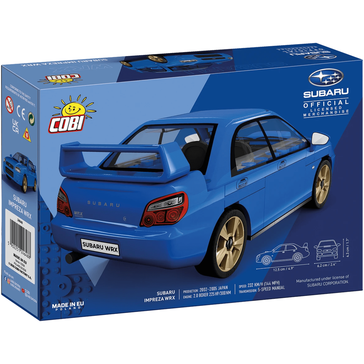 Cobi Bricks Subaru Impreza WRX Construction Toy Set - Phillips Hobbies