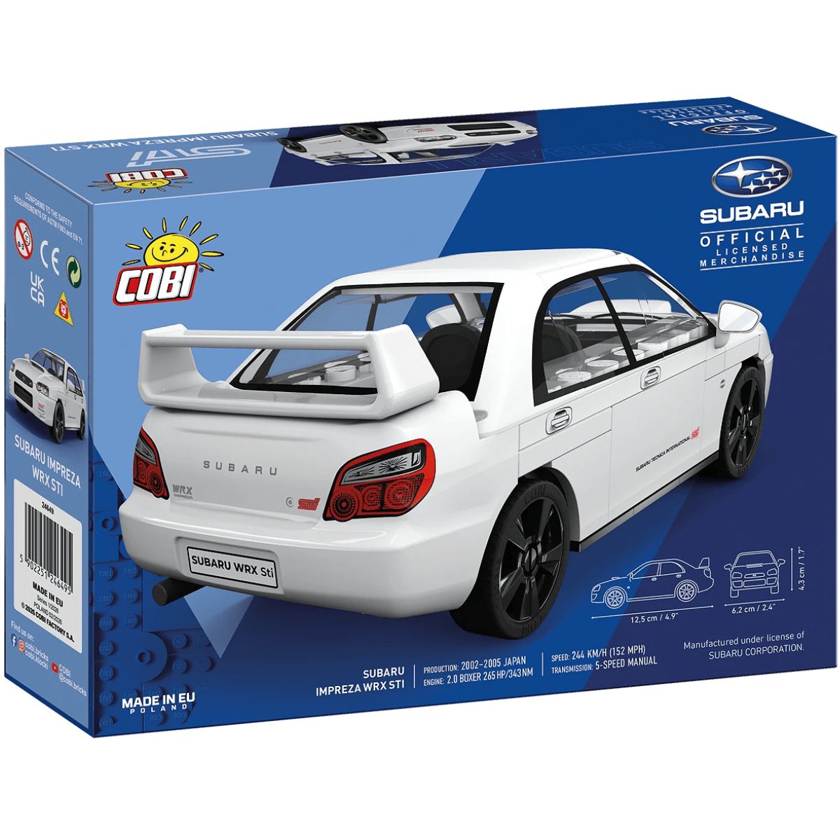 Cobi Bricks Subaru Impreza WRX STI Construction Set - Phillips Hobbies