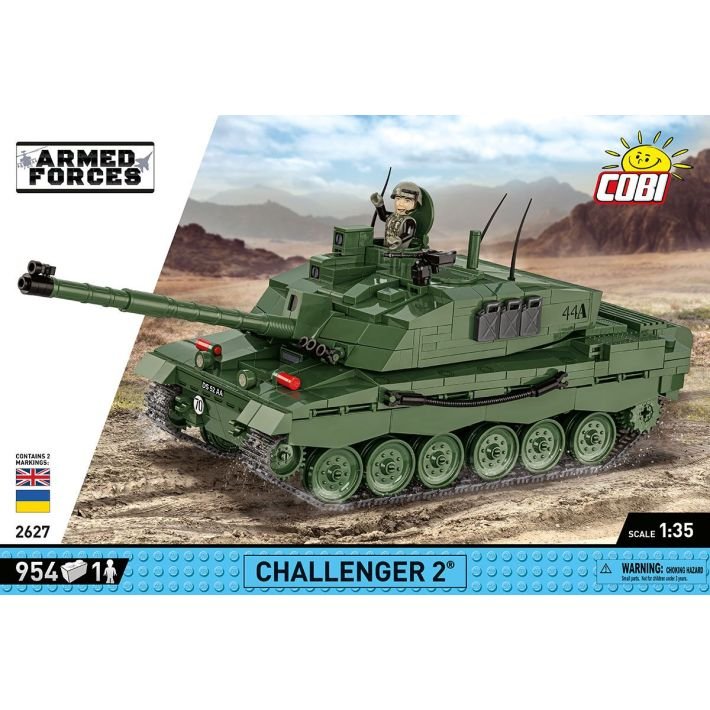 COBI Challenger 2 - 1:35 Scale Brick Model 954pcs - Phillips Hobbies
