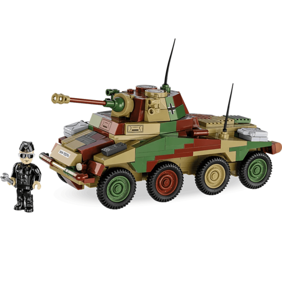 COBI German Sd.Kfz. 234/2 Puma - 1:35 Scale Brick Model - Phillips Hobbies