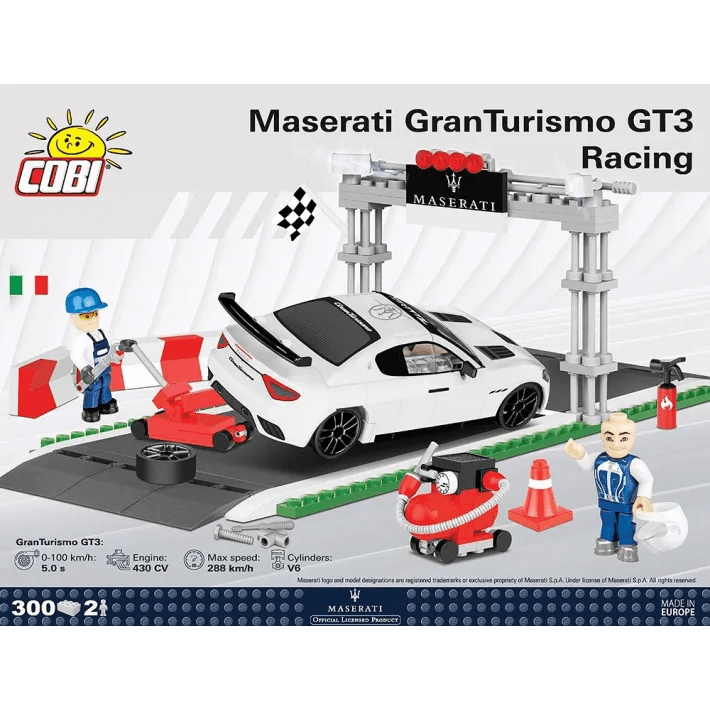 COBI Maserati GranTurismo GT3 Racing Set Brick Model - Phillips Hobbies