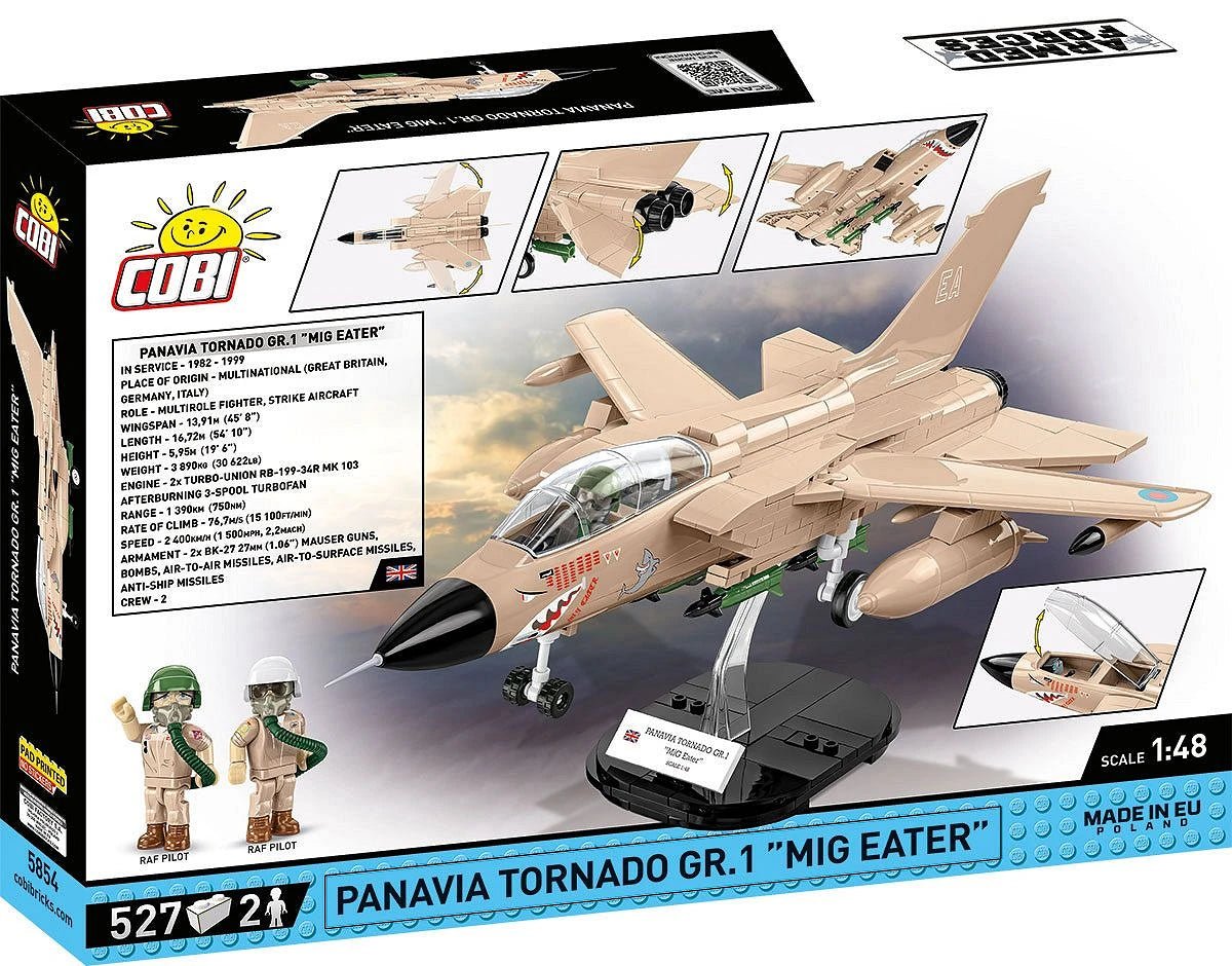 COBI Panavia Tornado GR.1 "MiG Eater" - 1:48 Scale Brick Model - Phillips Hobbies
