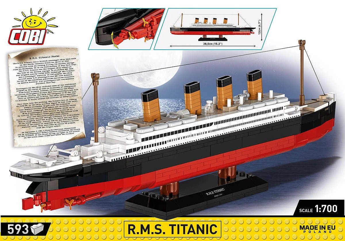 COBI R.M.S. Titanic 1:700 Scale Brick Model - Phillips Hobbies