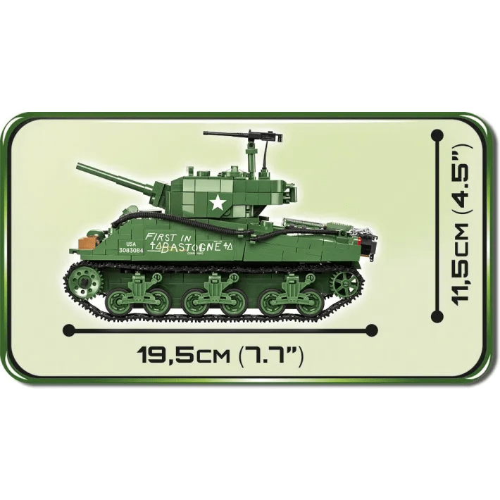 COBI Sherman Tank M4A3E2 Jumbo - Brick Model - Phillips Hobbies