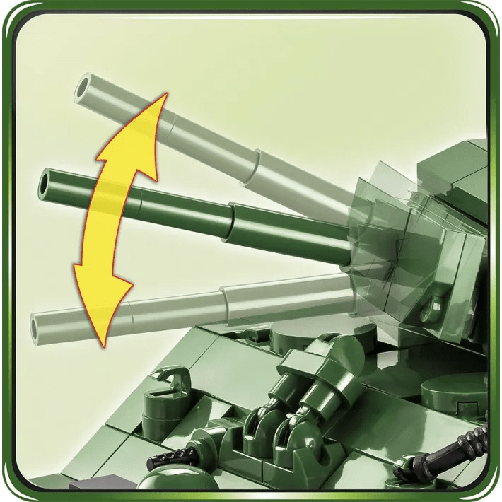 COBI Sherman Tank M4A3E2 Jumbo - Brick Model - Phillips Hobbies