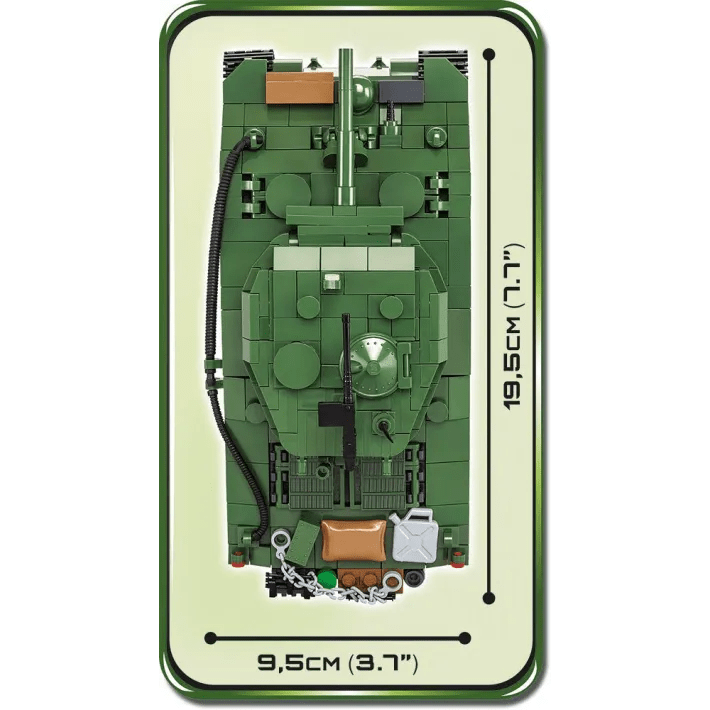 COBI Sherman Tank M4A3E2 Jumbo - Brick Model - Phillips Hobbies