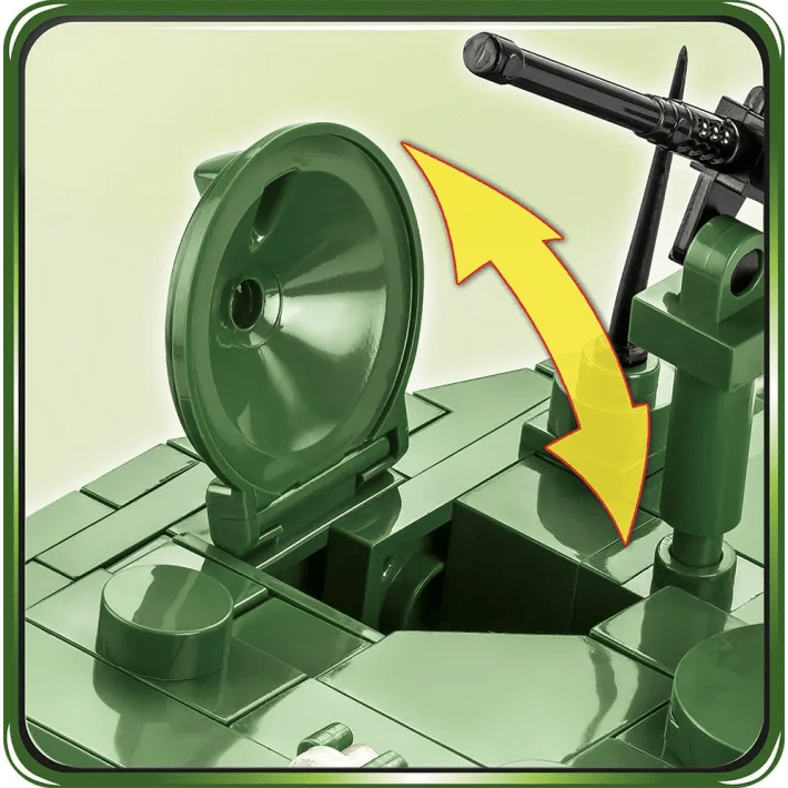 COBI Sherman Tank M4A3E2 Jumbo - Brick Model - Phillips Hobbies