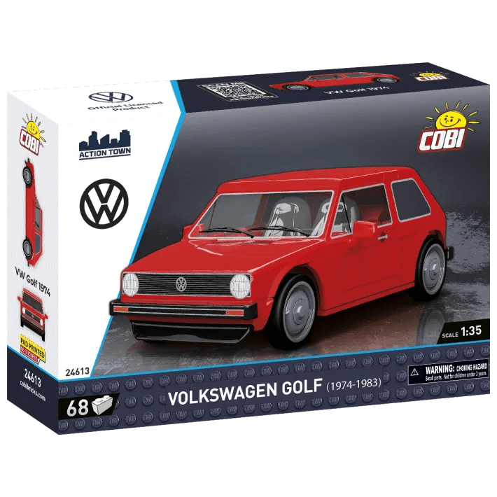 COBI Volkswagen Golf (1974 - 1983) - 1:35 Scale Brick Model - Phillips Hobbies