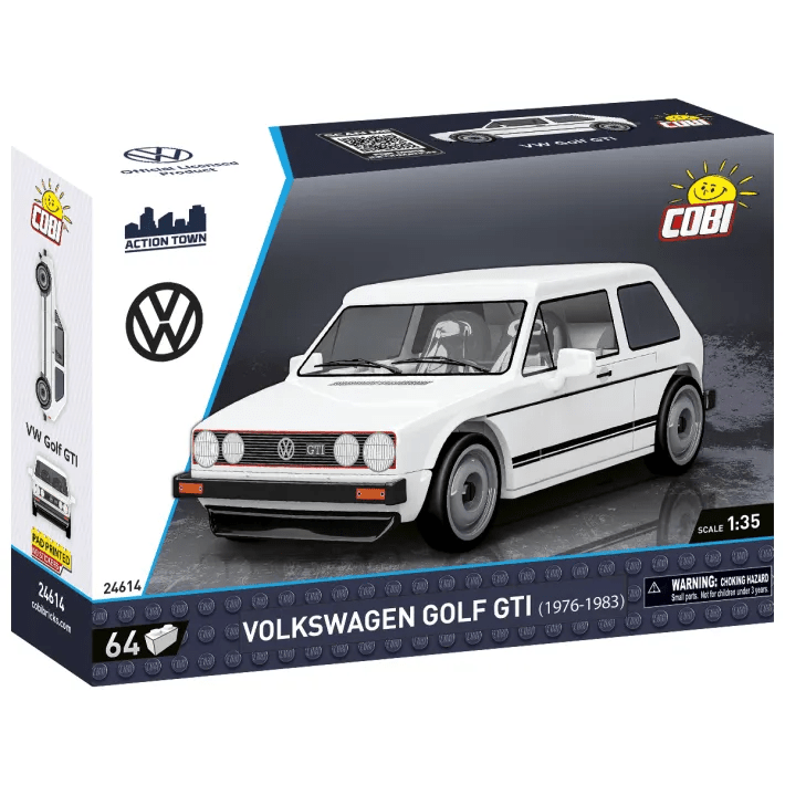 COBI Volkswagen Golf GTI (1976 - 1983) - 1:35 Scale Brick Model - Phillips Hobbies