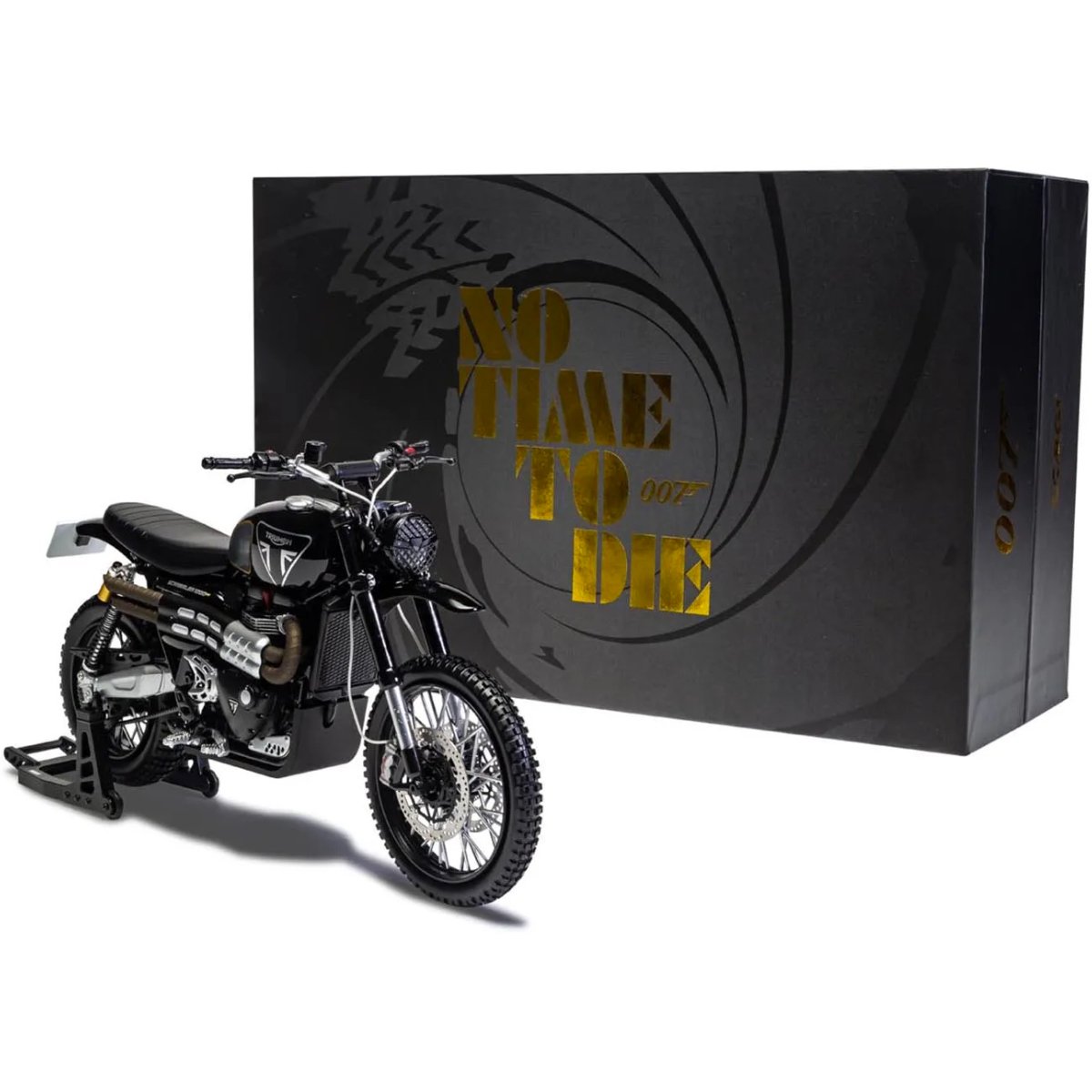 Corgi CC08401 James Bond Triumph Scrambler 1200 (Matera) - No Time to Die - Phillips Hobbies