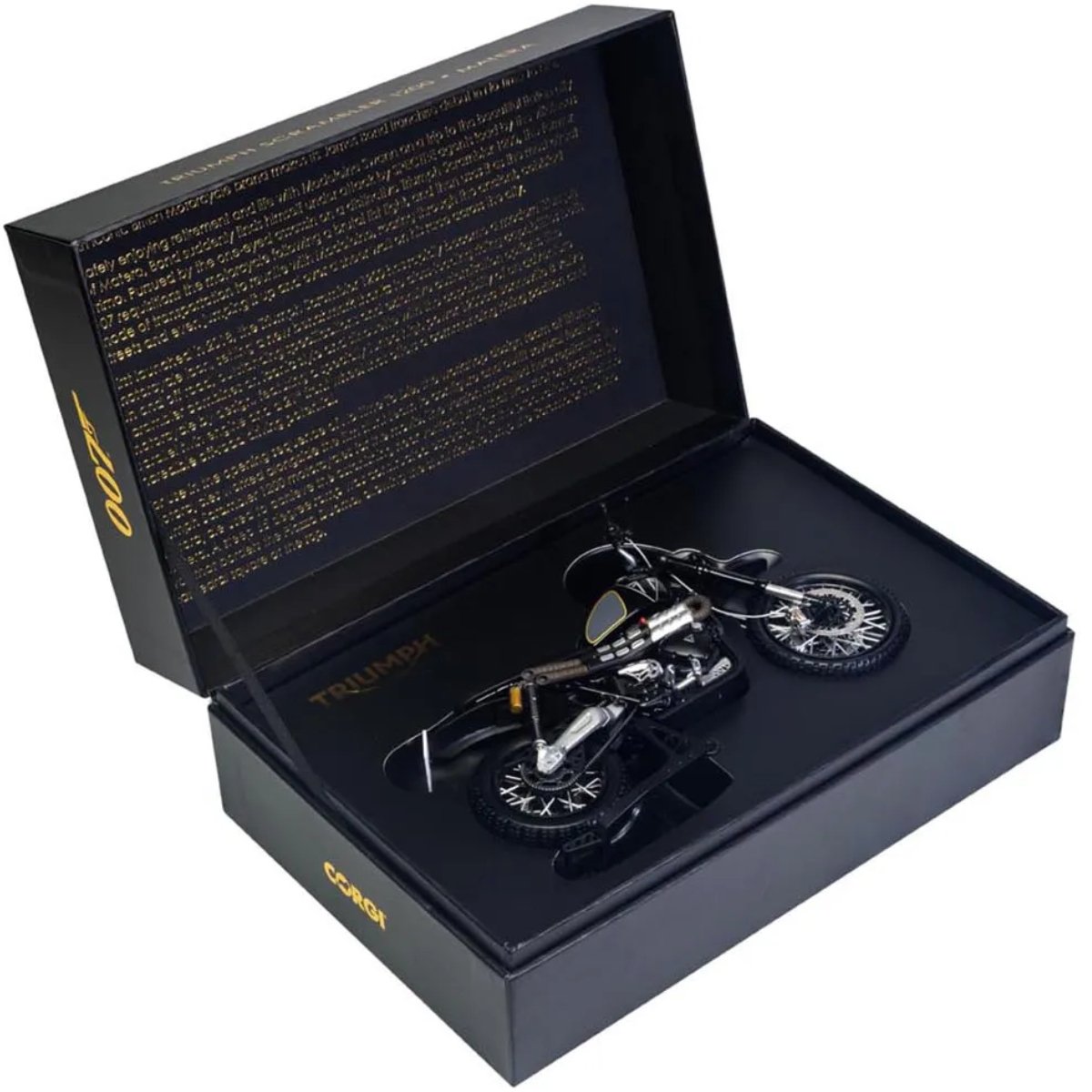 Corgi CC08401 James Bond Triumph Scrambler 1200 (Matera) - No Time to Die - Phillips Hobbies