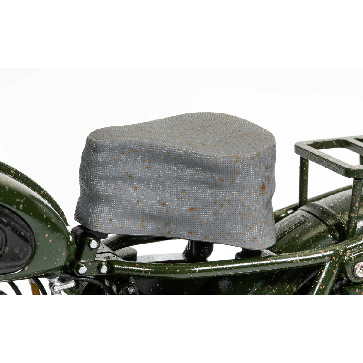 Corgi CC08501 Triumph TR6 Trophy Motorcycle (Weathered) The Great Escape - 1:12 Scale - Phillips Hobbies