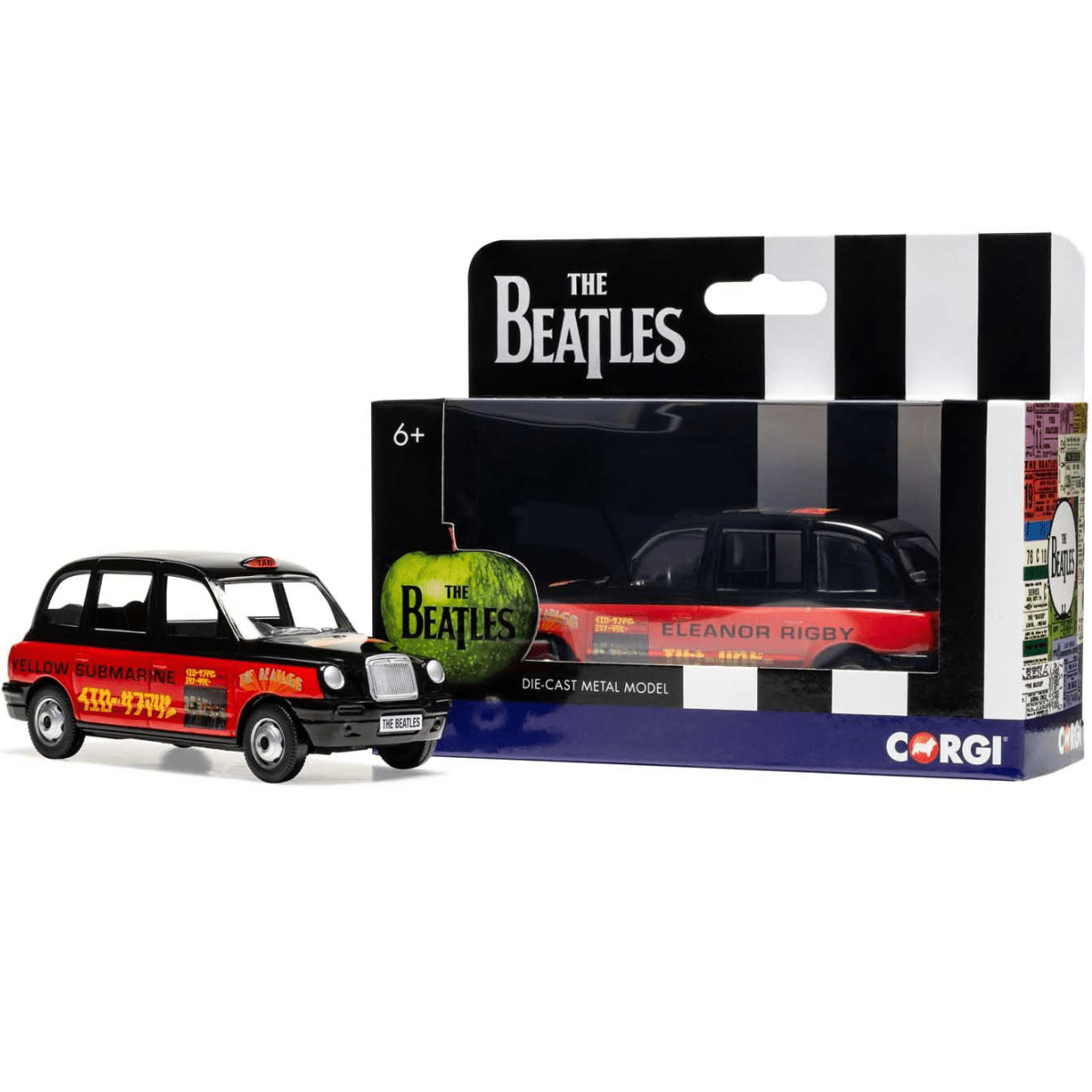 Corgi CC85936 The Beatles London Taxi Yellow Submarine / Eleanor Rigby - 1:36 Scale - Phillips Hobbies