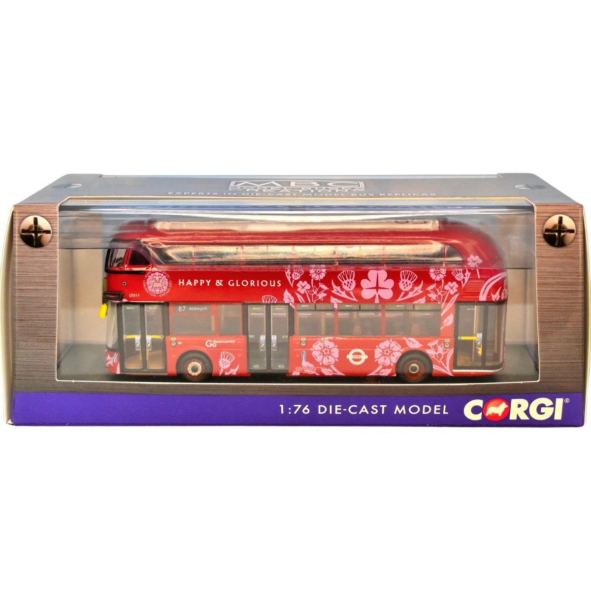 Corgi CP46601A New Routemaster Go - Ahead London King Charles III Coronation 87 Aldwych - MBC Commission - Phillips Hobbies