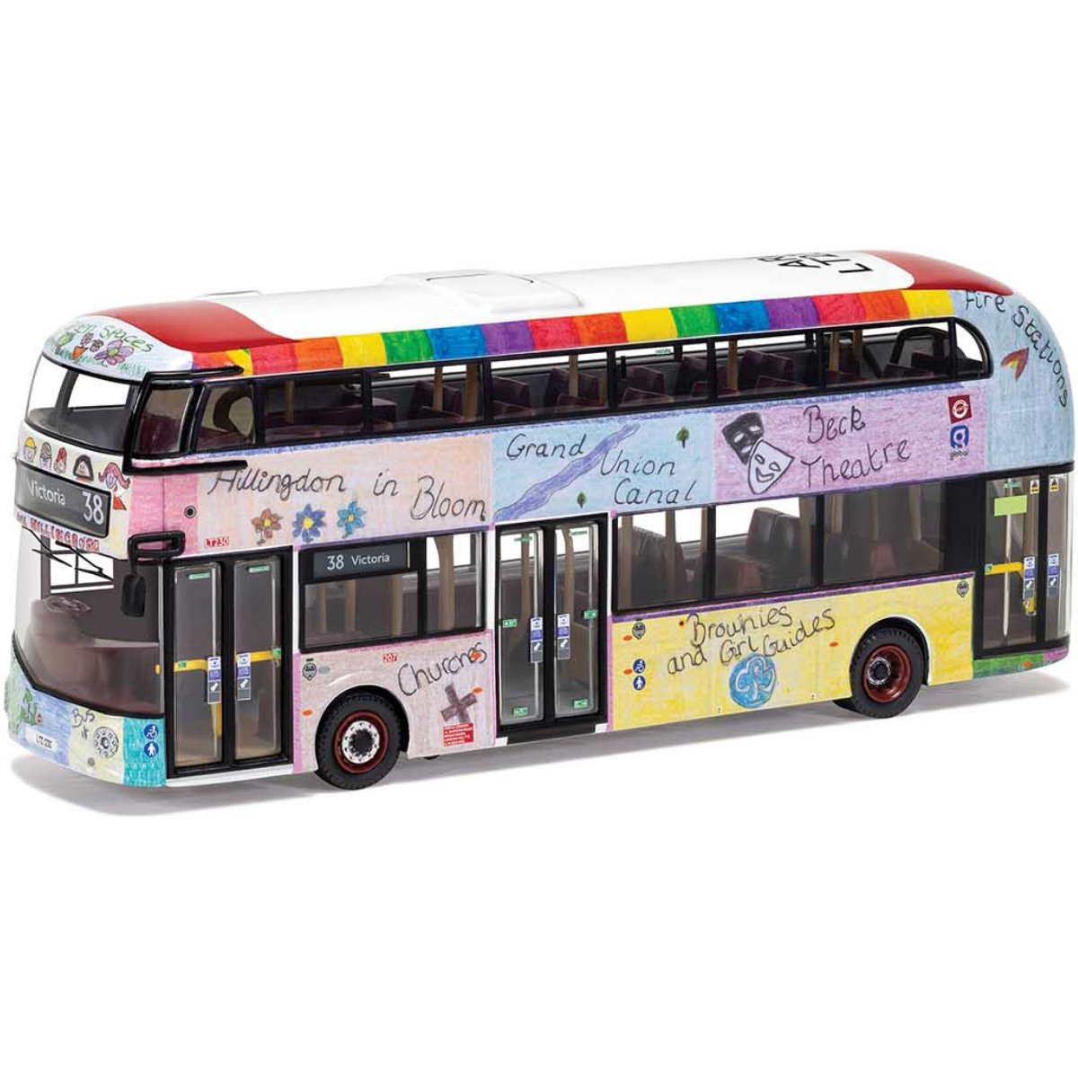 Corgi OM46632B Wrightbus New Routemaster Arriva London LTZ 1230 Victoria Sehba Basra's Our Hillingdon - Phillips Hobbies