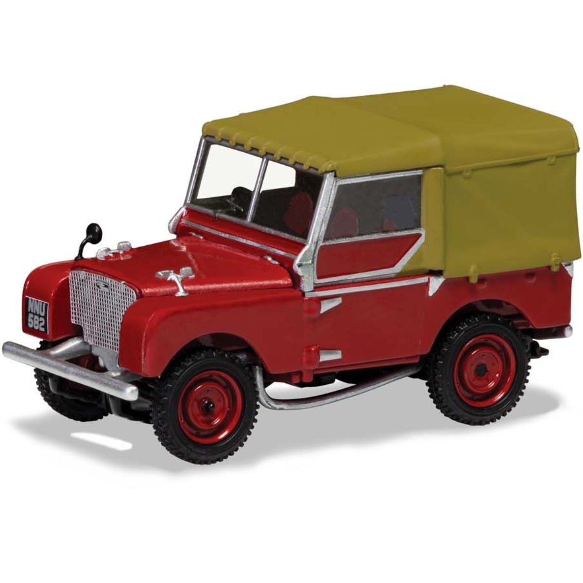 Corgi VA11118 Land-Rover Series 1 80" - Poppy Red - 1:43 Scale Model