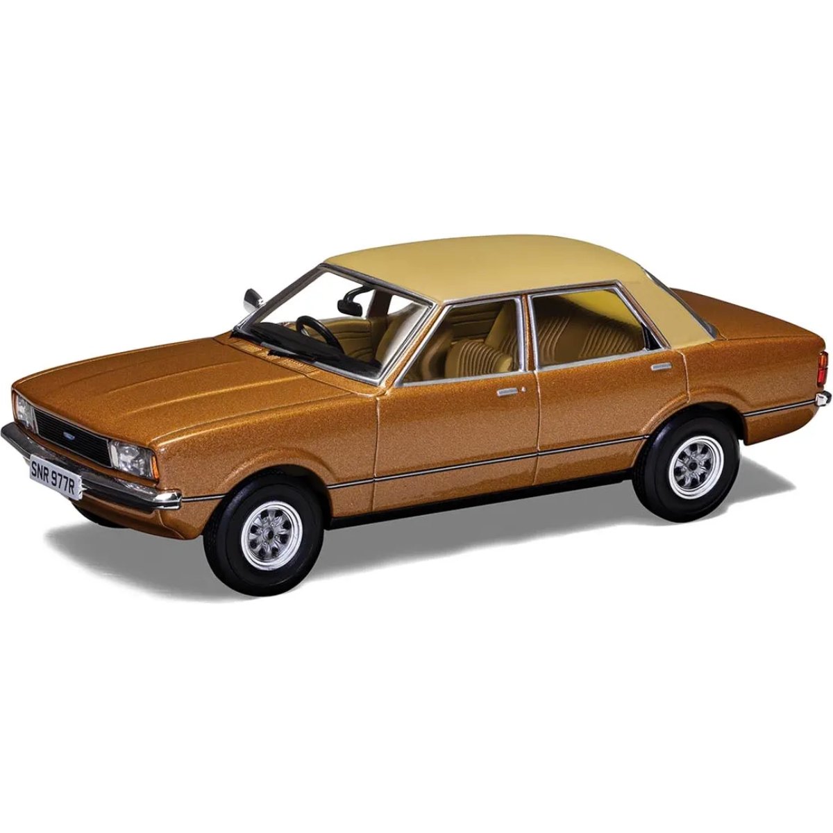 Corgi VA11917 Ford Cortina Mk4 1.6 GL - Arizona Gold - 1:43 Scale Model