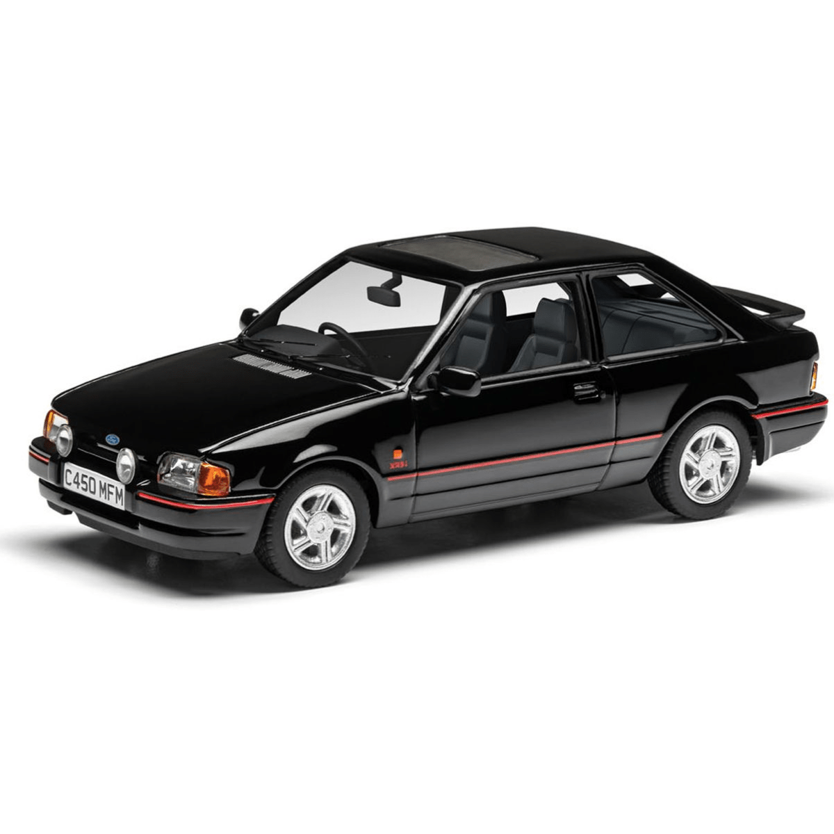 Corgi VA14307B Ford Escort Mk4 XR3i, Black - 1:43 Scale - Phillips Hobbies