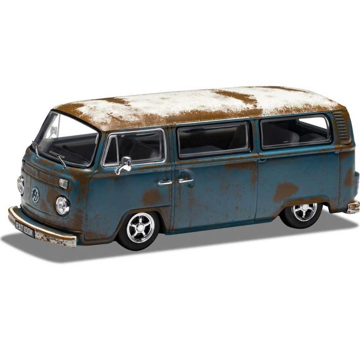 Corgi VA14601 Volkswagen Campervan Type 2 Bay Window, 'Rat Look' - Phillips Hobbies