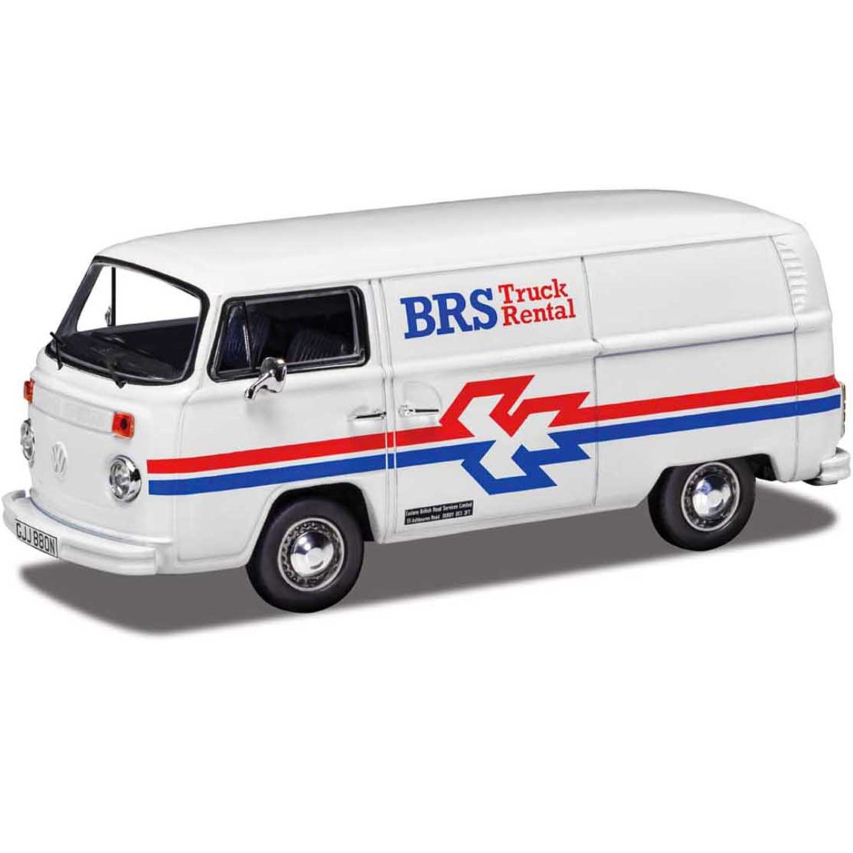 Corgi VA14602 Volkswagen Type 2 (T2) Transporter Delivery Van, BRS Truck Rental - Phillips Hobbies