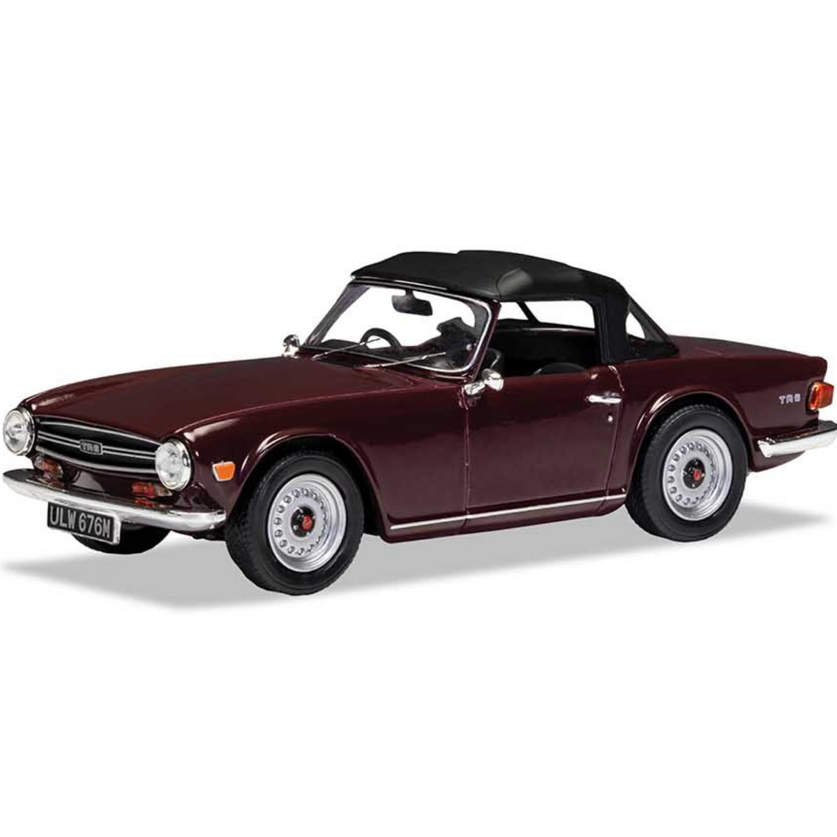 Corgi VA14700 Triumph TR6, Damson - 1:43 Scale Model