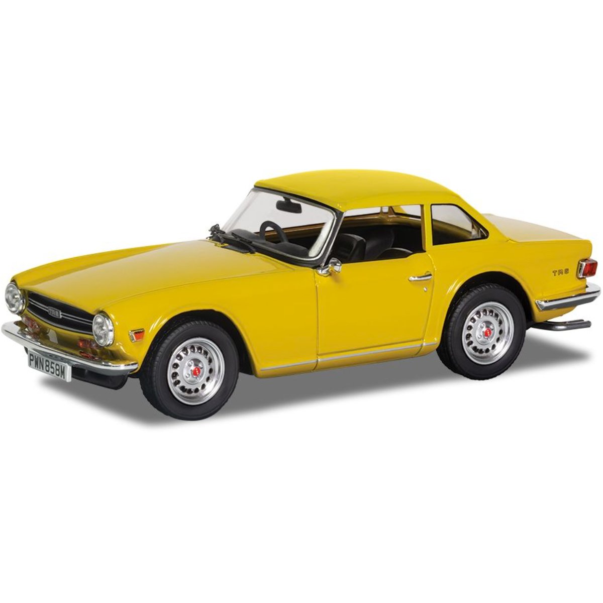 Corgi VA14702 Triumph TR6 (Hard Top) - Mimosa Yellow - 1:43 Scale Model