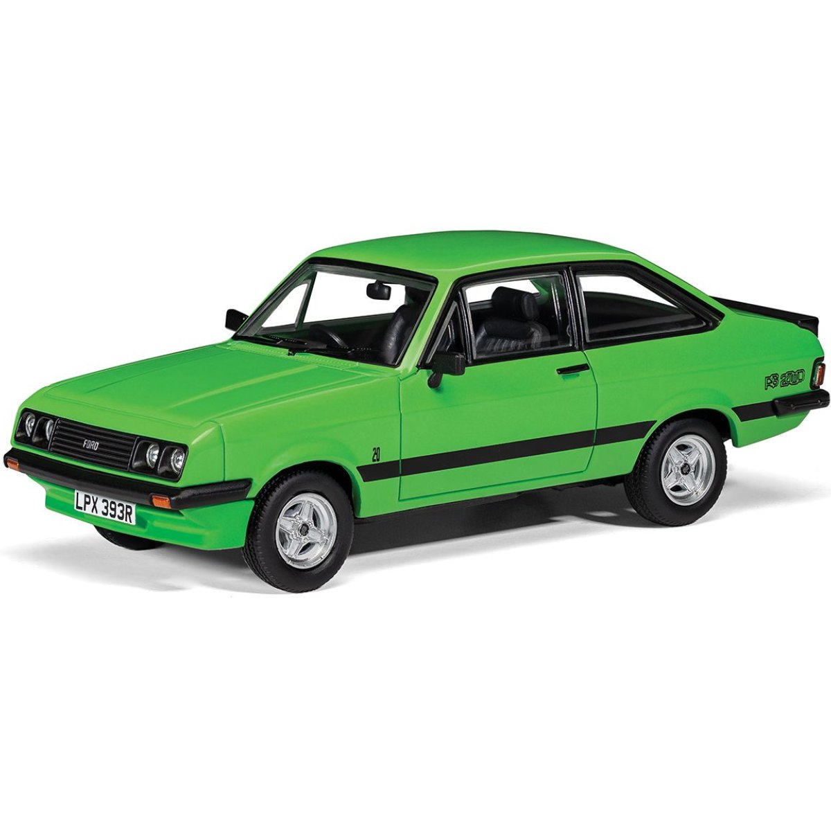 Corgi 1:43 Scale Model - Ford Escort Mk2 RS2000, Signal Green