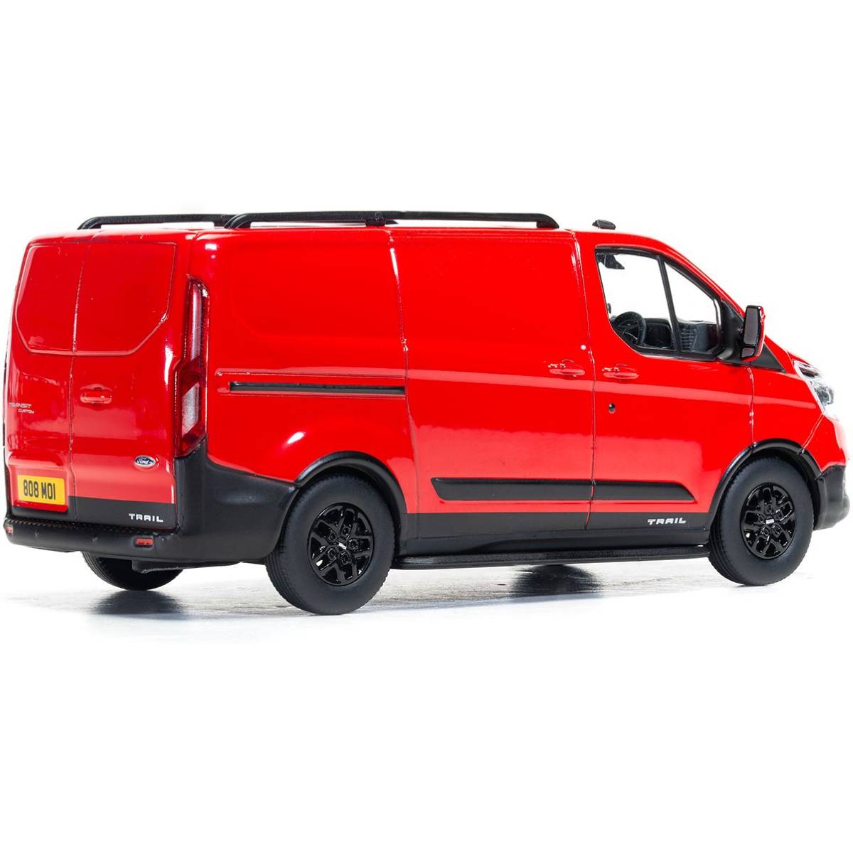 Corgi VA15102 Ford Transit Custom Trail, Race Red - Phillips Hobbies