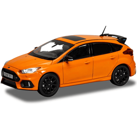 Corgi VA15306 Ford Focus Mk3 RS Heritage Edition, Deep Orange - 1:43 Scale - Phillips Hobbies