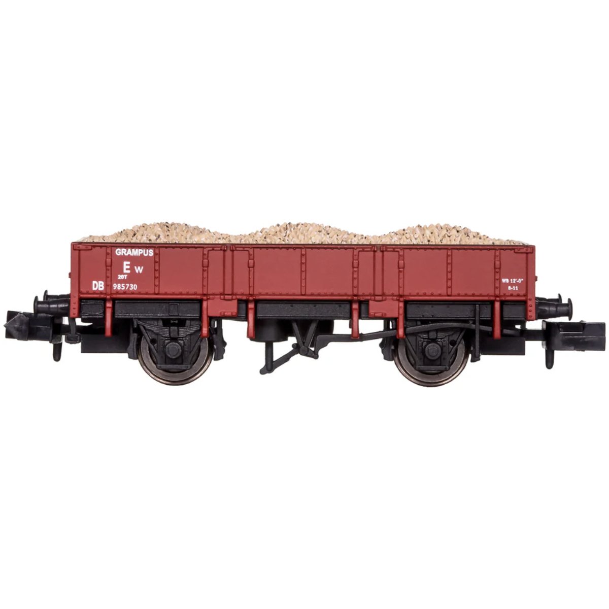 Dapol 2F - 060 - 017 Grampus Indian Red DB985730 - N Gauge - Phillips Hobbies
