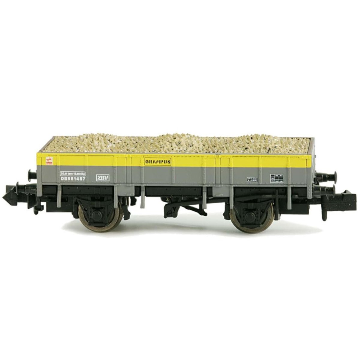 Dapol 2F - 060 - 020 Grampus Engineers Grey/Yellow 'Dutch' DB991471 - N Gauge - Phillips Hobbies