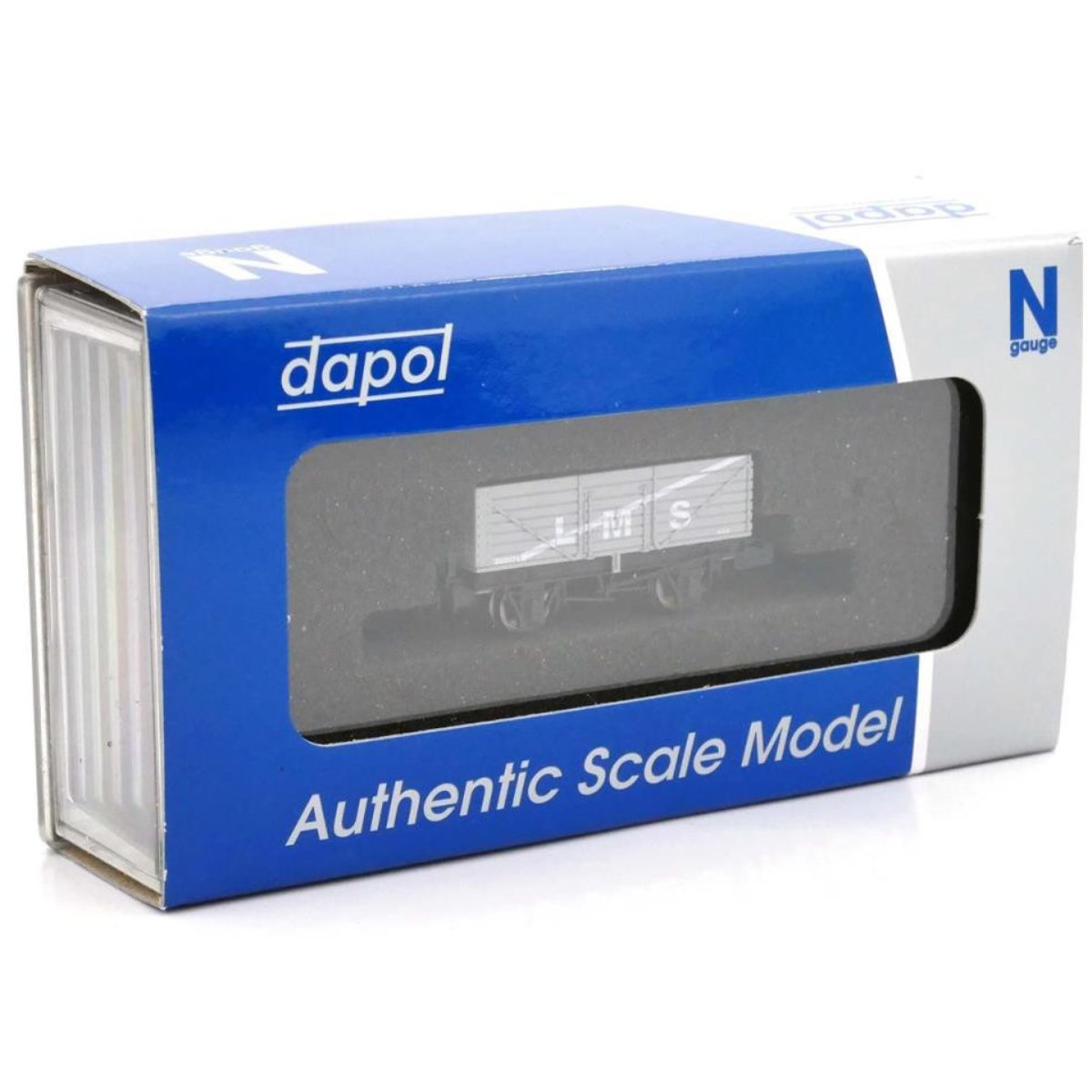 Dapol 2F - 071 - 076 7 Plank Wagon LMS Grey 302076 - N Gauge - Phillips Hobbies