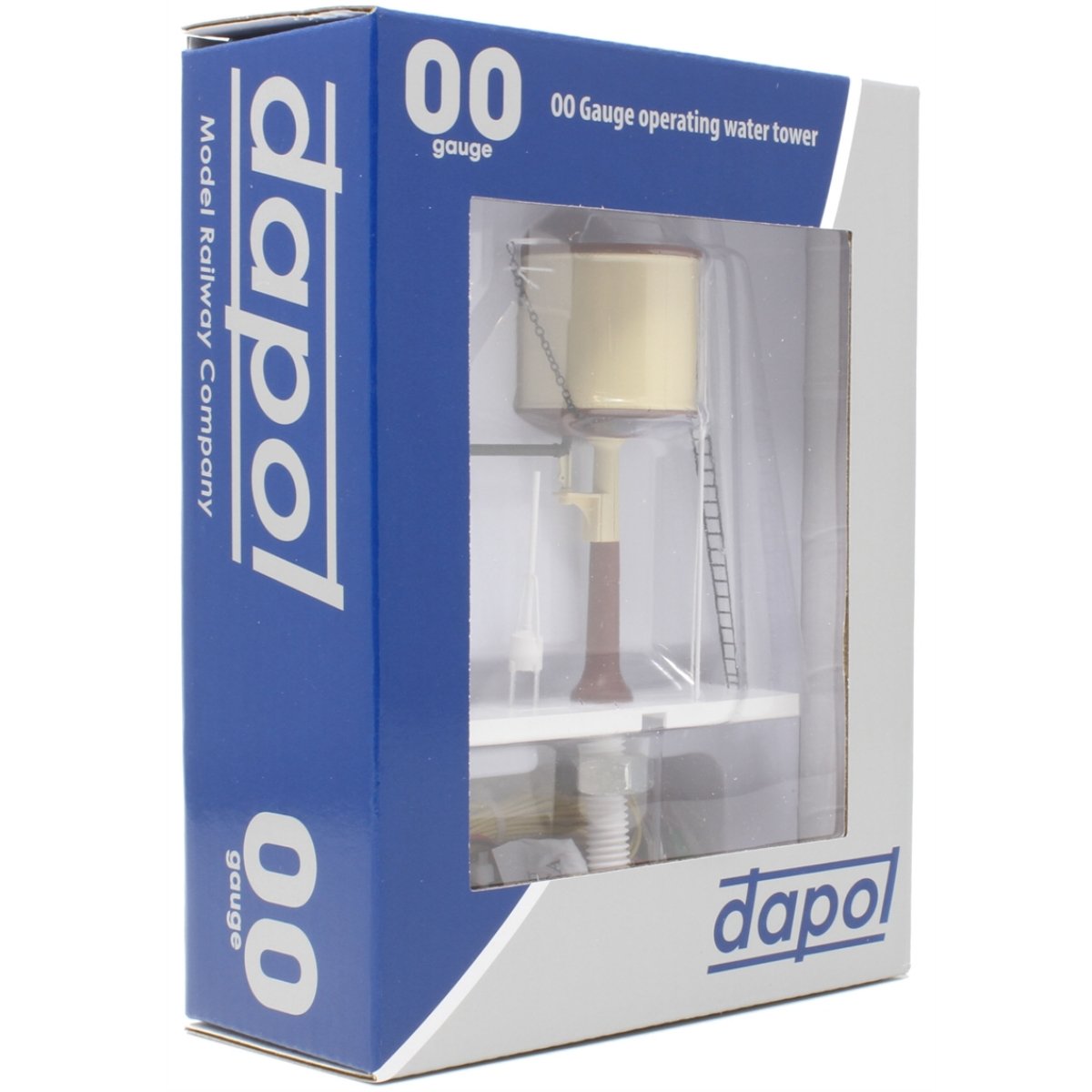 Dapol 4A-002-006 Motorised Water Tower - Chocolate & Cream Flat Top (OO Gauge) - Phillips Hobbies