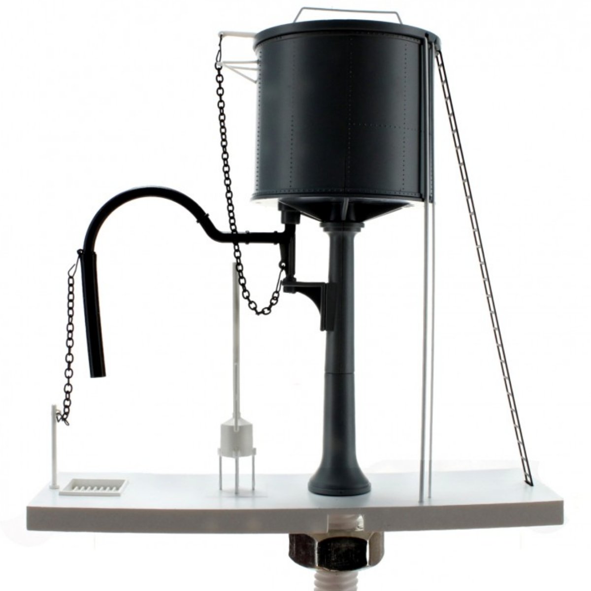 Dapol 4A-002-008 Motorised Water Tower Grey Flat Top (OO Gauge) - Phillips Hobbies