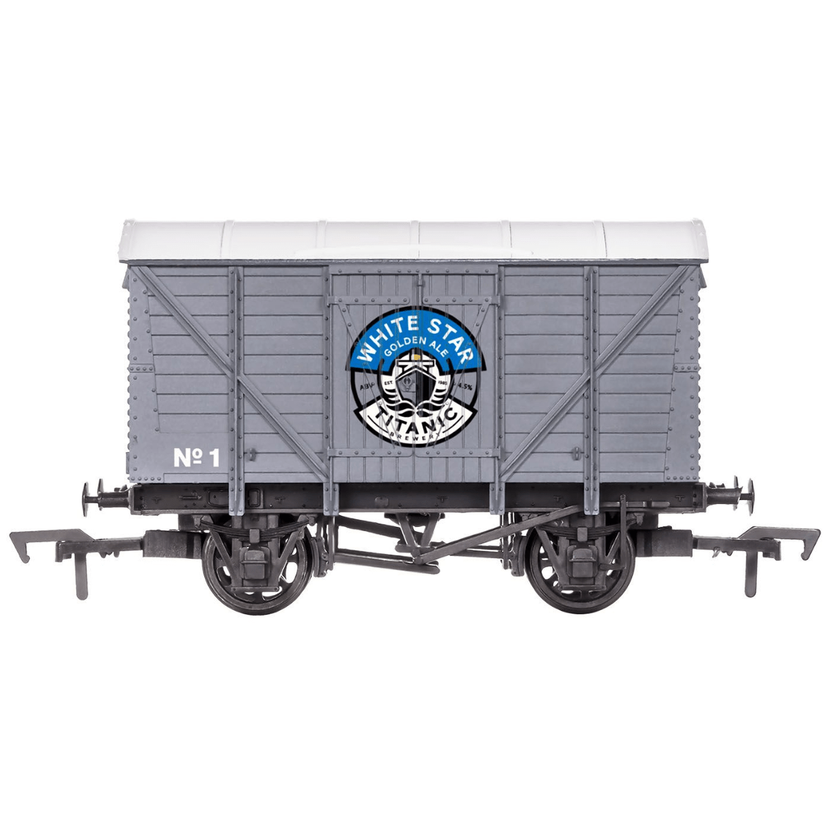 Dapol 4F - 012 - 079 Ventilated Van Titanic Brewery White Star Golden Ale - OO Gauge - Phillips Hobbies