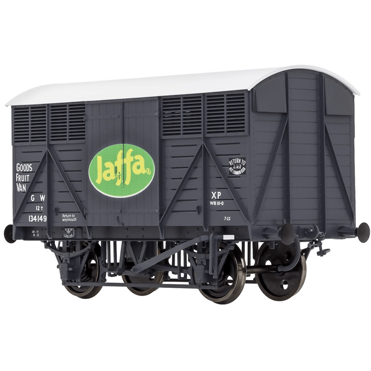 Dapol 4F - 059 - 005 GW Fruit A Van Jaffa Wagon - O Gauge - Phillips Hobbies