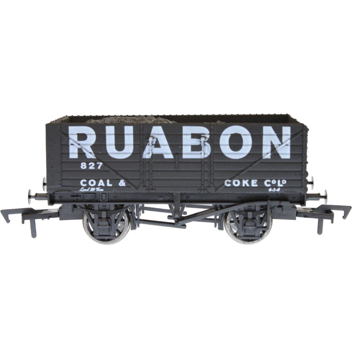 Dapol 4F-071-164 7 Plank Wagon Ruabon 827 - OO Gauge - Phillips Hobbies