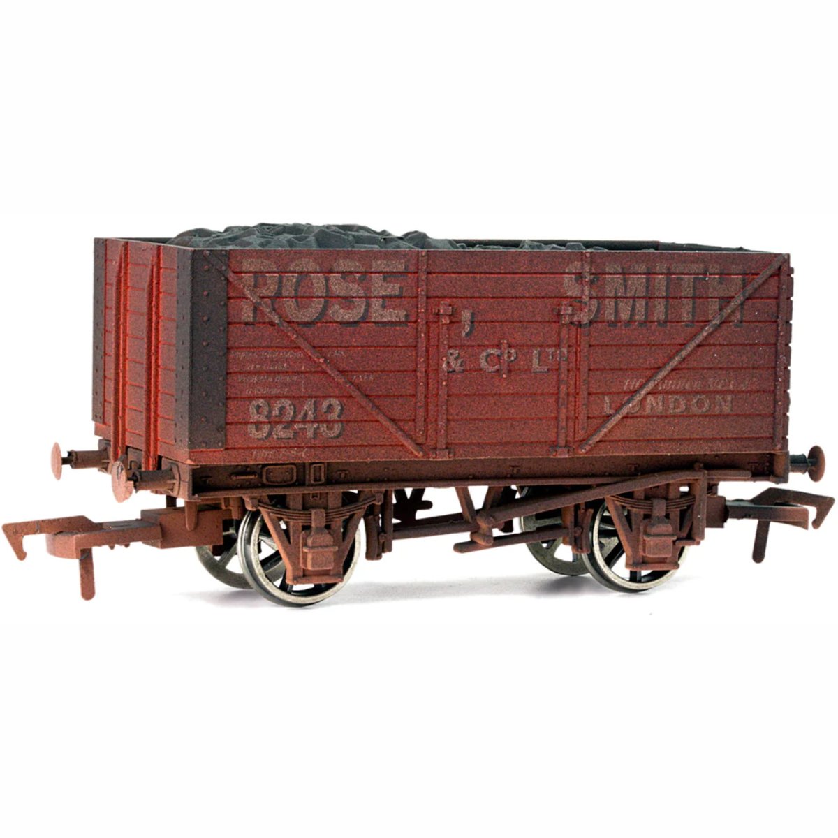 Dapol 4F-080-103 8 Plank Wagon Rose Smith Weathered - OO Gauge