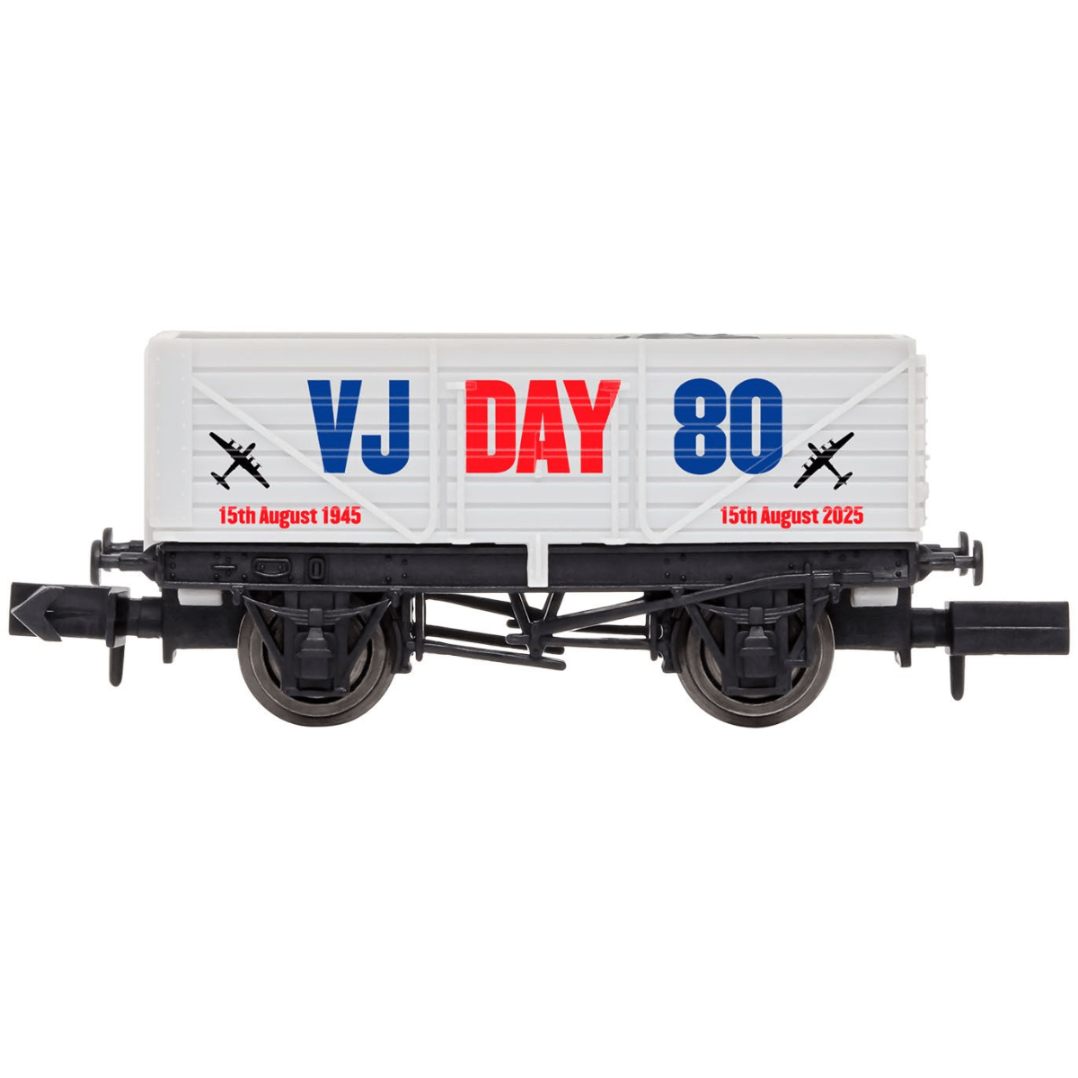 Dapol 7 Plank Wagon VJ Day 80th Anniversary Air Force - N Gauge - Phillips Hobbies
