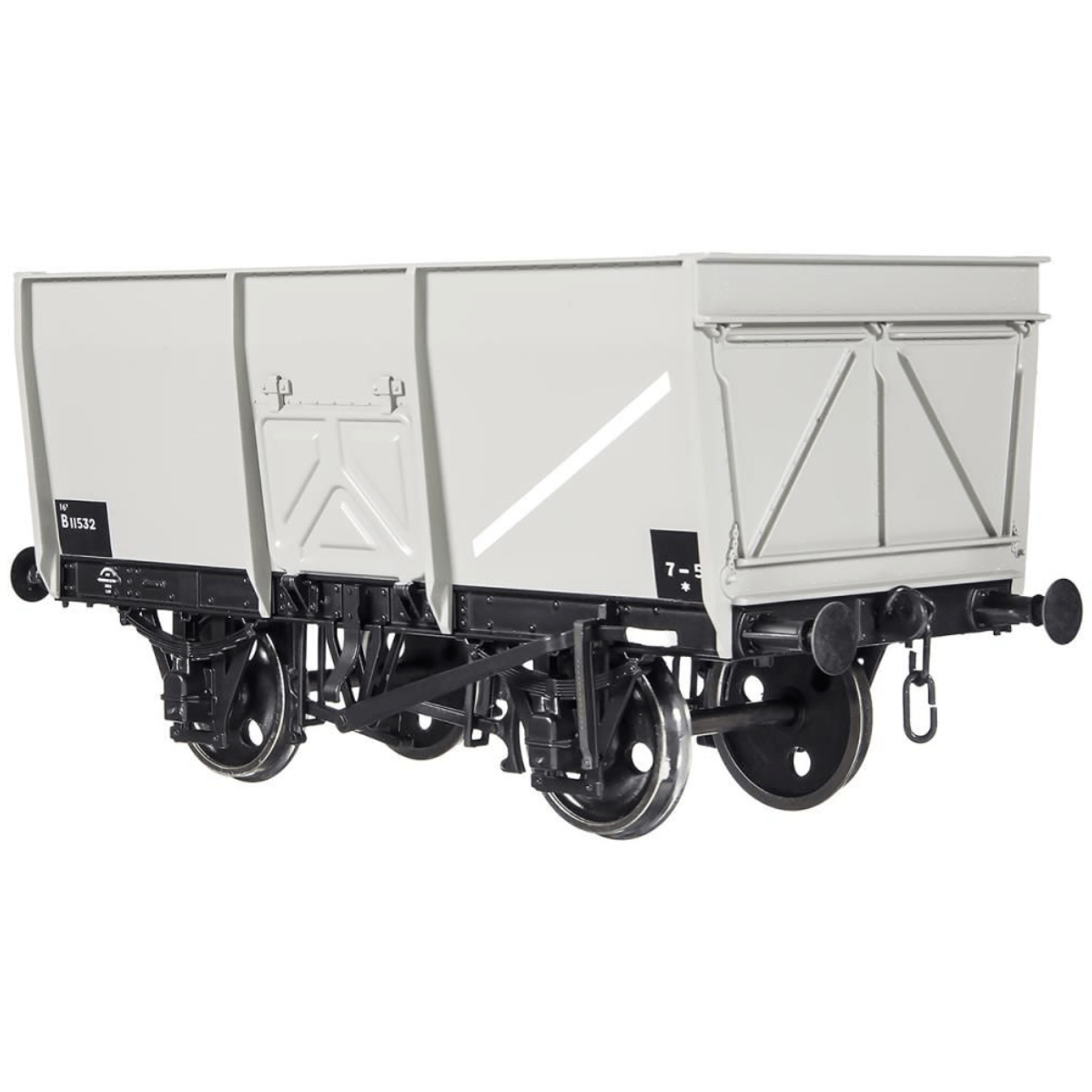 Dapol 7F - 041 - 008 14T Slope Sided Mineral BR Grey B197525 - O Gauge - Phillips Hobbies