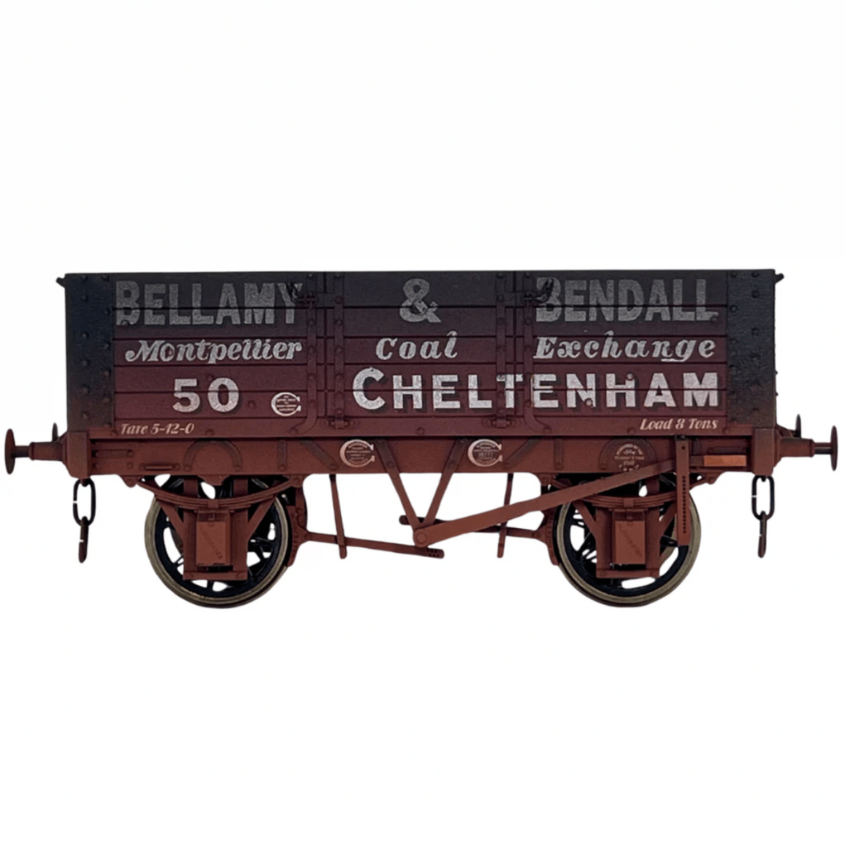 Dapol 7F - 052 - 009W 5 Plank 9'Ft 5 Plank 9 Ft Bellamy & Bendall 50 Weathered - O Gauge - Phillips Hobbies
