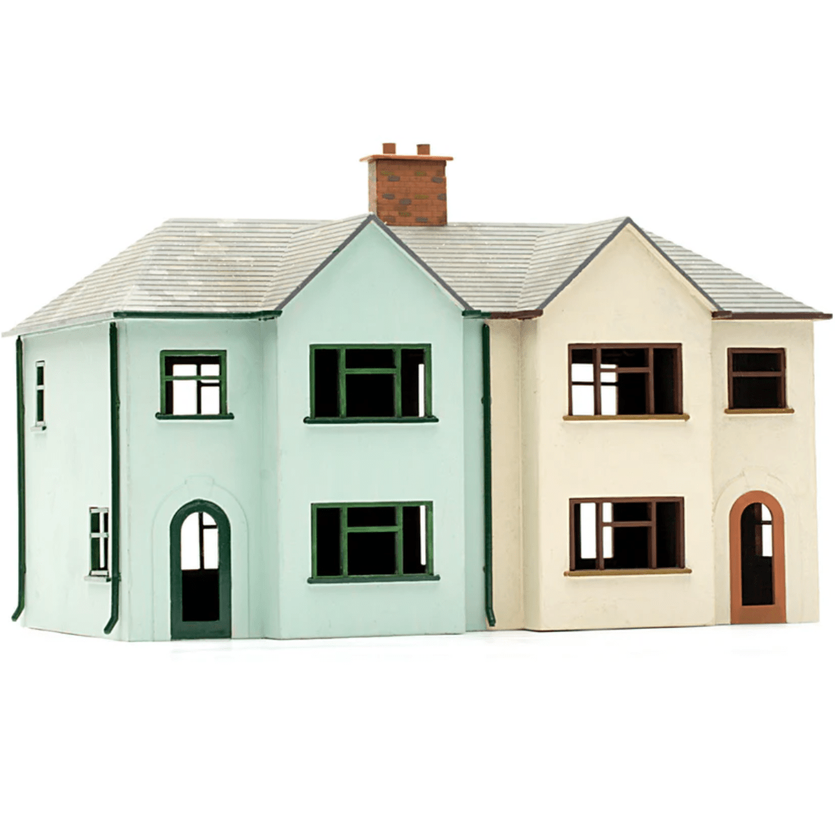 Dapol C057 Pair of Semi - Detached Houses Plastic Kit - OO Gauge - Phillips Hobbies