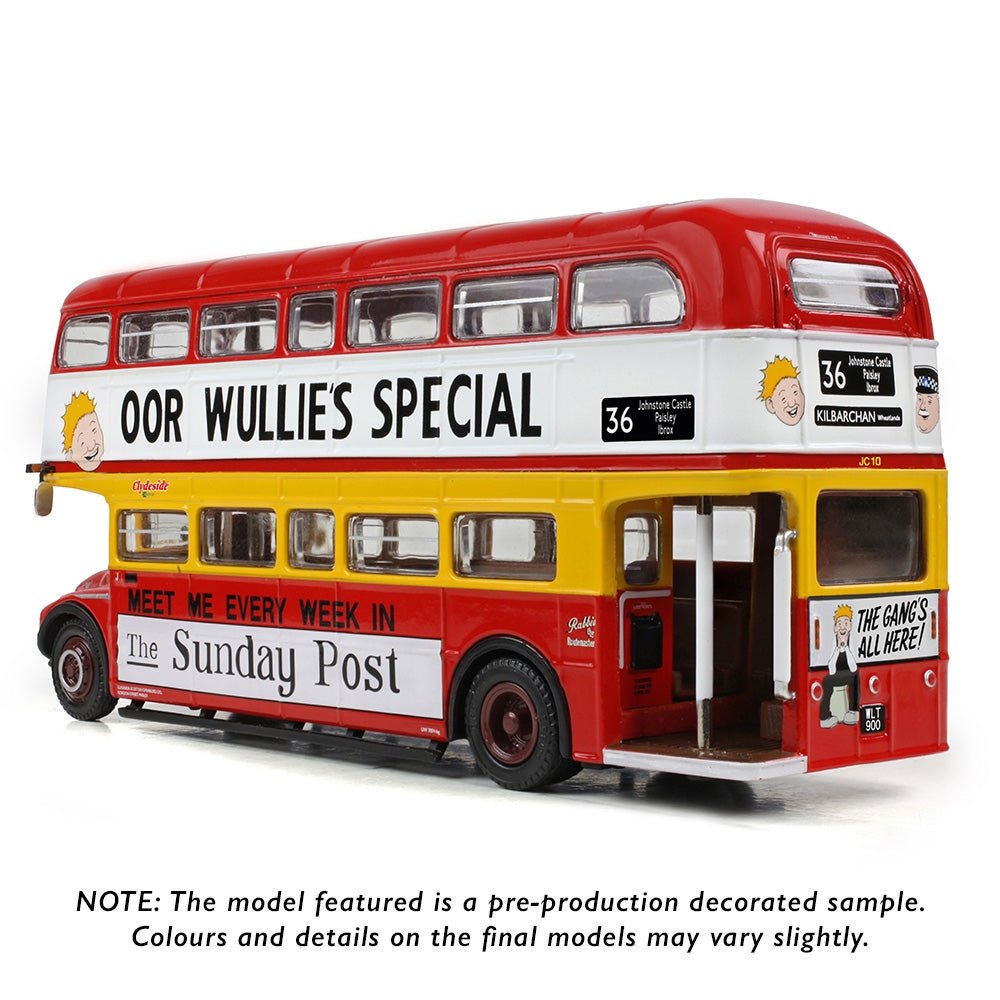 EFE E42301 AEC Routemaster RML Clydeside Scottish Oor Wullie's Special Kilbarchan 36 - 1:76 Scale - Phillips Hobbies
