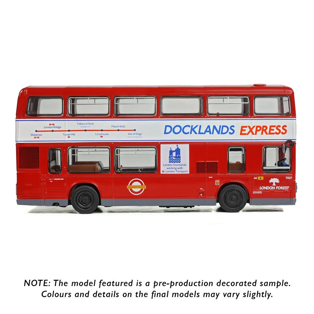 EFE Leyland Titan B15 London Forest Docklands Express D1 Waterloo Stn - 1:76 Scale - Phillips Hobbies