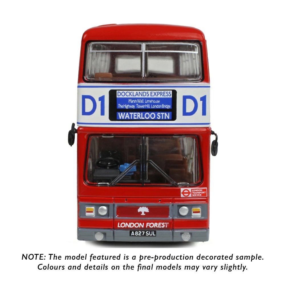 EFE Leyland Titan B15 London Forest Docklands Express D1 Waterloo Stn - 1:76 Scale - Phillips Hobbies