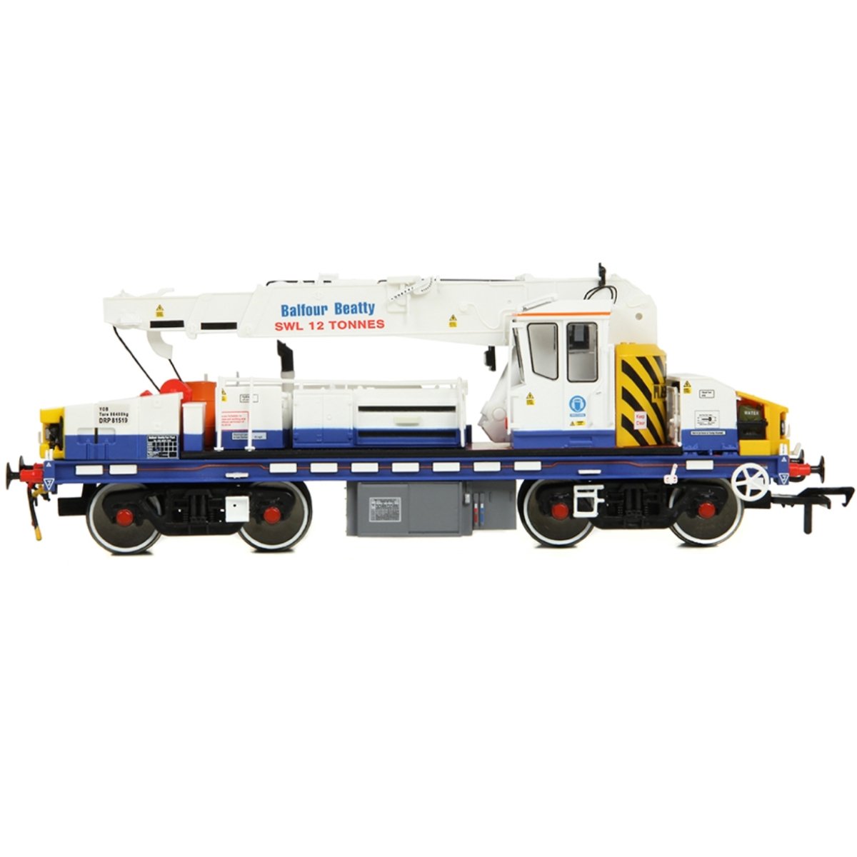 EFE Rail Plasser 12T YOB Diesel - Hydraulic Crane DRP81519 Balfour Beatty - OO Gauge - Phillips Hobbies