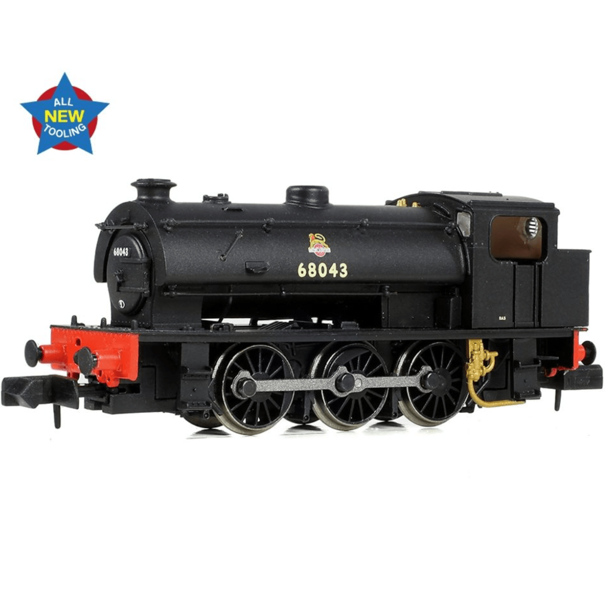 EFE Rail WD Austerity J94 Saddle Tank 68043 BR Black (Early Emblem) - N Gauge - Phillips Hobbies