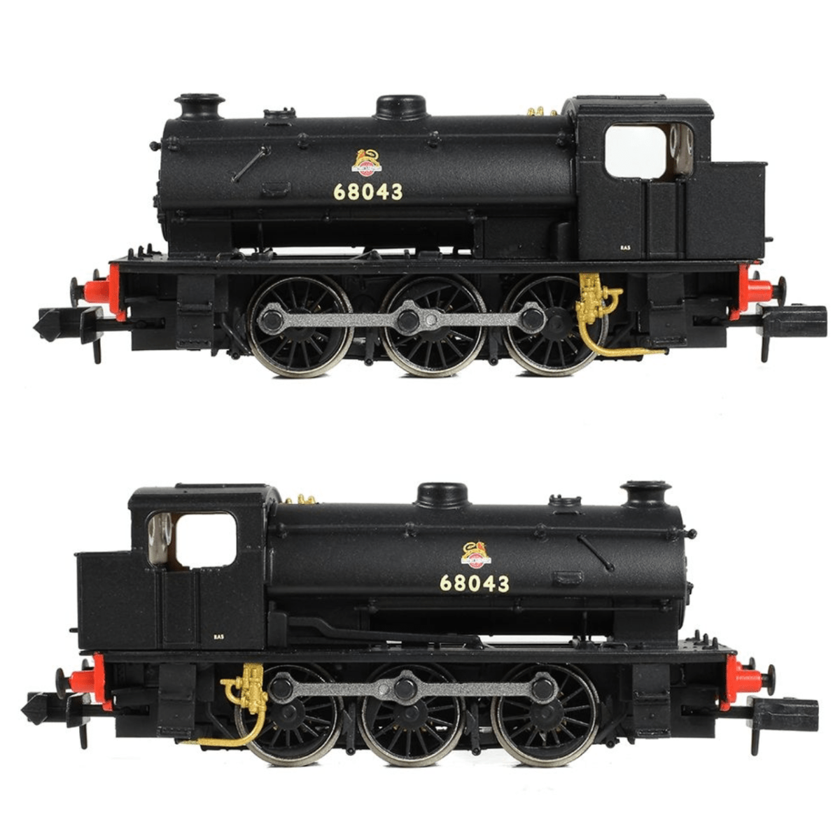 EFE Rail WD Austerity J94 Saddle Tank 68043 BR Black (Early Emblem) - N Gauge - Phillips Hobbies
